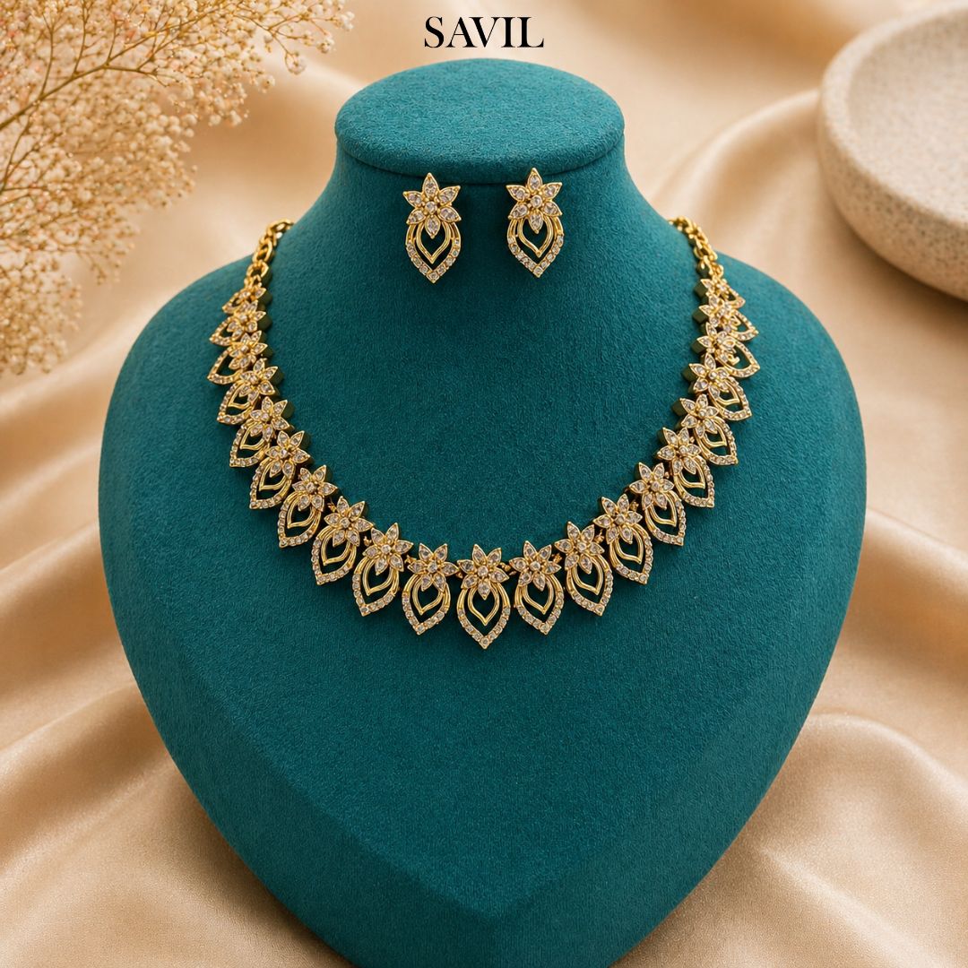 Aarya Bloom Necklace Set