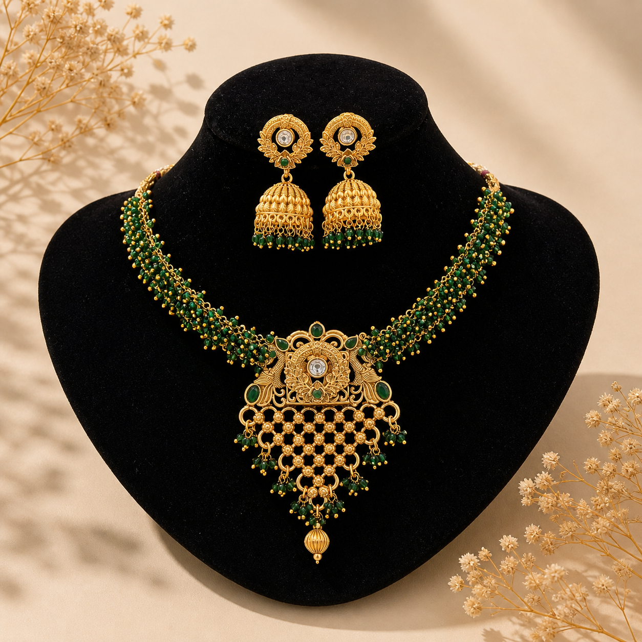 Mayilirage Necklace Set